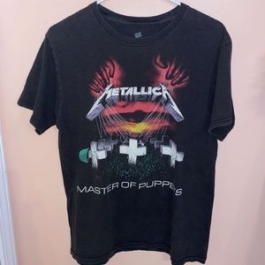 Black Vintage Metallica Tee Size Small
